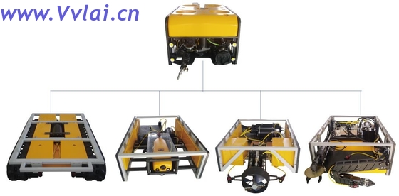Подводное многофункциональное работая ROV, подводное вырезывание, подводный осмотр и спасение имущества VVL-1300A-8T завод 