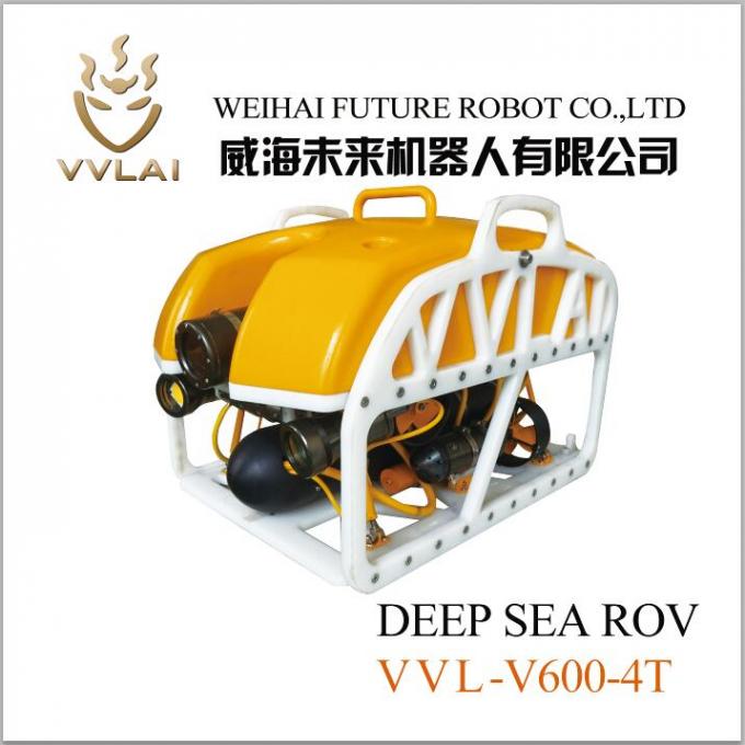 Подводное ROV VVL-V600-4T, глубина погружения 200M, робот 600M опционный, подгонянный для осмотра моря и подводный проект