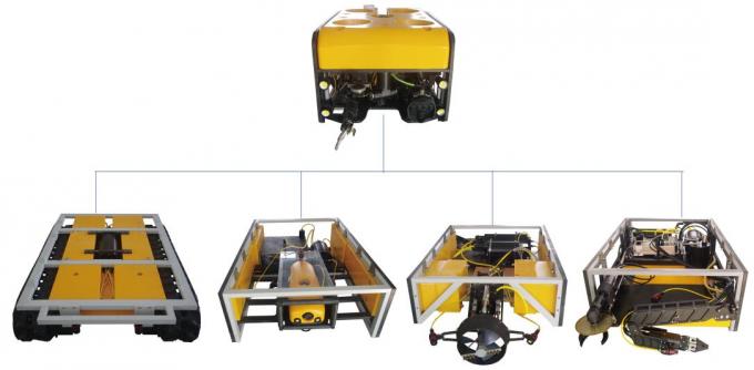 Подводное многофункциональное работая ROV, подводное вырезывание, подводный осмотр и спасение имущества VVL-1300A-8T